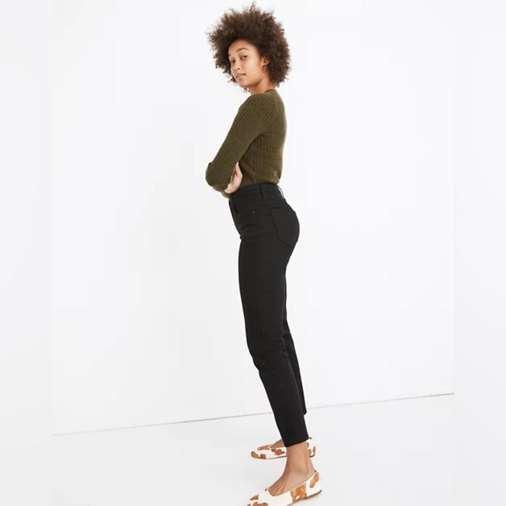 Madewell Stovepipe Jeans Frayed Hem Edition
